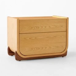 Stivale 2-Drawer Oak Nightstand 13 Stivale 2-Drawer Oak Nightstand -Cb2 Pop Shop StivaleOakNWlntNghtstnd3QSSS23