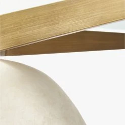 Stone Round White Concrete Dining Table With Glass Top -Cb2 Pop Shop StoneTableRound47inAVS20