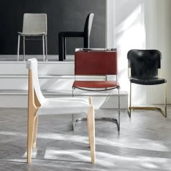 Hide Faux Leather Black Dining Chair -Cb2 Pop Shop StrutGreyChairFB21 1x1