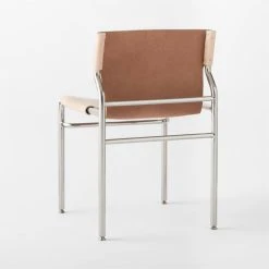 Surf Sling Untanned Leather Dining Chair Set Of 4 -Cb2 Pop Shop SurfUntLthrSlingDnngChr3QBSSF21