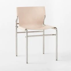 Surf Sling Untanned Leather Dining Chair Set Of 4 -Cb2 Pop Shop SurfUntLthrSlingDnngChr3QSSF21