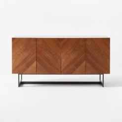 Suspend Marble And Brown Walnut Wood Media Console -Cb2 Pop Shop SuspendMediaConsoleSOSSS22