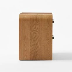 Sutton 2-Drawer White Oak Wood Nightstand -Cb2 Pop Shop SuttonOakNightstandSDSSF23