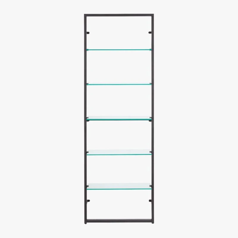 Tesso Black Metal Wall Mount Bookshelf 6 Tesso Black Metal Wall Mount Bookshelf - Image 4