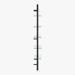 Tesso Black Metal Wall Mount Bookshelf 14 Tesso Black Metal Wall Mount Bookshelf -Cb2 Pop Shop TessoBlackBookcaseSDF18