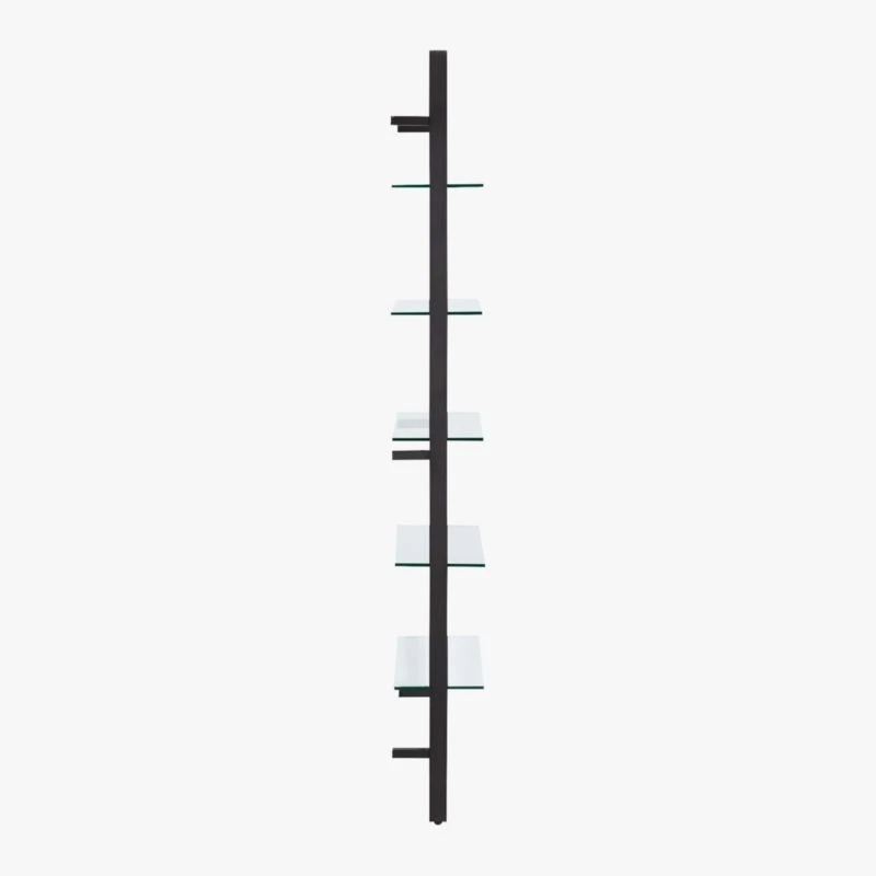 Tesso Black Metal Wall Mount Bookshelf 8 Tesso Black Metal Wall Mount Bookshelf - Image 6