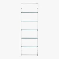 Tesso Chrome Metal Wall Mount Bookshelf -Cb2 Pop Shop TessoBookcaseChrmGlsF8