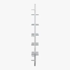 Tesso Chrome Metal Wall Mount Bookshelf -Cb2 Pop Shop TessoBookcaseChrmGlsSdF8