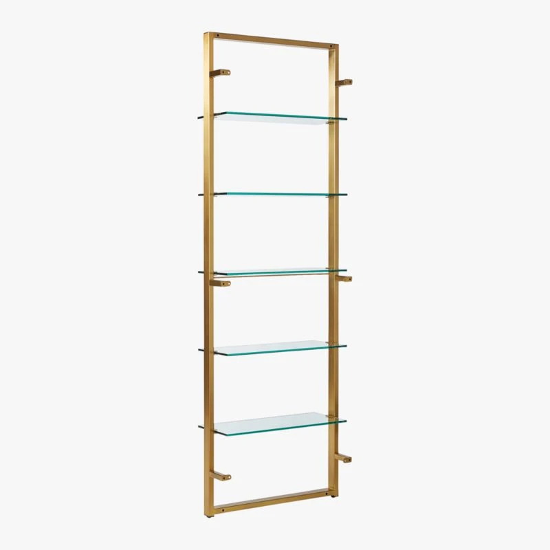 Tesso Brass Metal Wall Mount Bookshelf 6 Tesso Brass Metal Wall Mount Bookshelf - Image 4