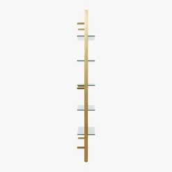 Tesso Brass Metal Wall Mount Bookshelf 13 Tesso Brass Metal Wall Mount Bookshelf -Cb2 Pop Shop TessoBrushedBrassBookcsSDS20