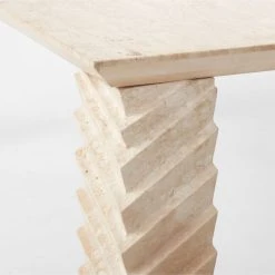 Tiberio Travertine Dining Table -Cb2 Pop Shop TiberioTrvtnDiningTableAVSSS23