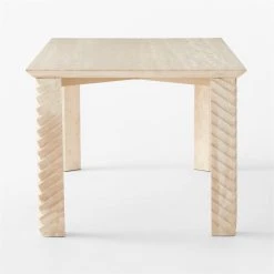 Tiberio Travertine Dining Table -Cb2 Pop Shop TiberioTrvtnDiningTableSDSSS23