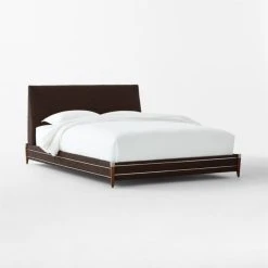 Tiburon Mink Upholstered Queen Bed -Cb2 Pop Shop TiburonBclQBed3QSSS23