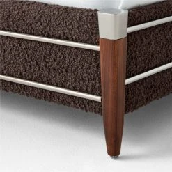 Tiburon Mink Upholstered Queen Bed -Cb2 Pop Shop TiburonBclQBedAV2SSS23