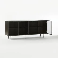 Trace Black Wire Mesh Credenza -Cb2 Pop Shop TraceBlkMshDrMediaCrdnz3QAVF20