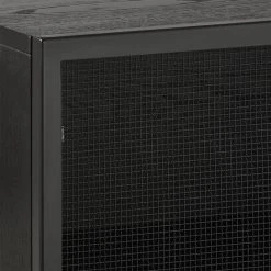 Trace Black Wire Bookcase -Cb2 Pop Shop TraceBlkMshDrMediaCrdnzAVF20