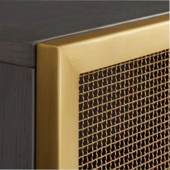 Trace Brass Wire Mesh Credenza -Cb2 Pop Shop TraceBrssMeshDrMediaCrdnzAV2S18