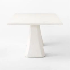 Via Rectangular White Plaster Dining Table 11 Via Rectangular White Plaster Dining Table -Cb2 Pop Shop ViaPlasterDiningTableSDSSS22