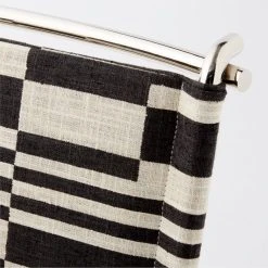 Vicino Black And White Patterned Upholstered Office Chair -Cb2 Pop Shop VicinoPatternedChairAVSSS23