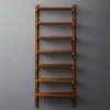Walnut Modular Single Shelf 88" -Cb2 Pop Shop WalnutMod88SingleShelfROF18