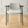 Warren Beige Dining Chair 2 Warren Beige Dining Chair -Cb2 Pop Shop WarrenBeigeChairSHF21