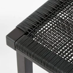 Wrapped Black Leather Counter Stool -Cb2 Pop Shop WrppdLthrBlkCounterStoolAVSSS23 1