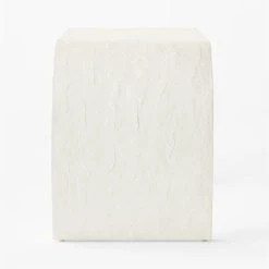 Wynn Ivory Concrete Waterfall Desk -Cb2 Pop Shop WynnConcreteDeskSDSSF21