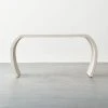 Wynn Ivory Concrete Waterfall Desk -Cb2 Pop Shop WynnConcreteDeskSHF21