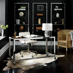 Tesso Chrome Metal Wall Mount Bookshelf -Cb2 Pop Shop go cartconsoletabletessoJN16