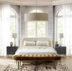 2-Drawer Grey Shagreen Nightstand 13 2-Drawer Grey Shagreen Nightstand -Cb2 Pop Shop seraphinaqueenbedFB18